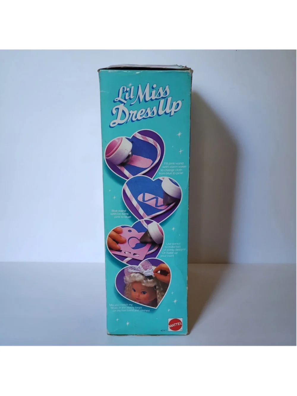 Vintage 1989 Mattel Lil Miss Dress Up Doll 4097 Brand New In Box NIB 80s Rare